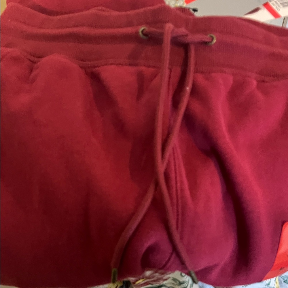 Hurley Men's Red Jogger Pants - Picture 4 of 5